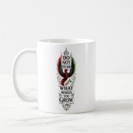 Caneca De Café Não Tema o Que Faz Você Crescer Mentalidade de Tra