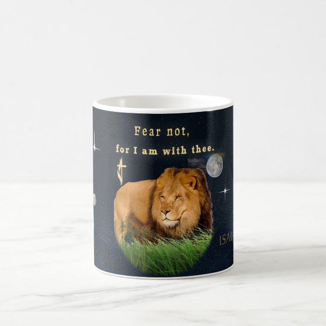 Caneca De Café Não Temas, pois Estou Contigo (Centro)