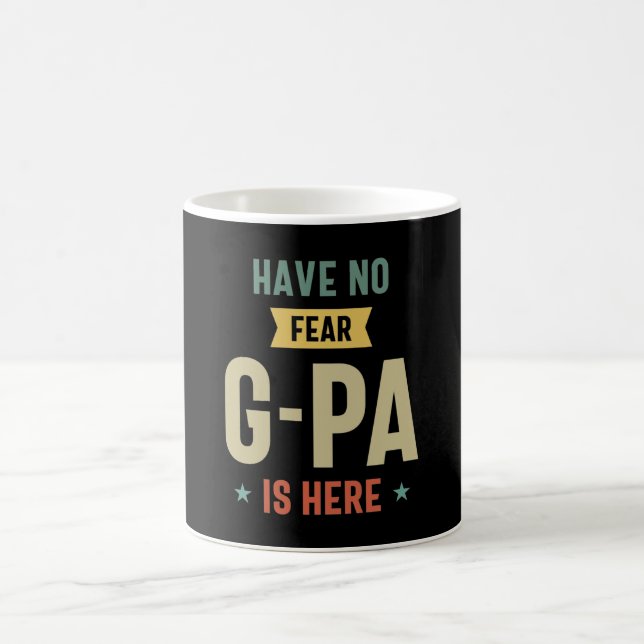 Caneca De Café Não Tenha Medo De Que G-Pa Esteja Aqui Vovô Engraç (Centro)