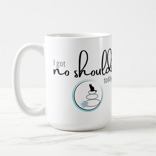 Caneca De Café Não Tenho Ombros Hoje (Esquerda)