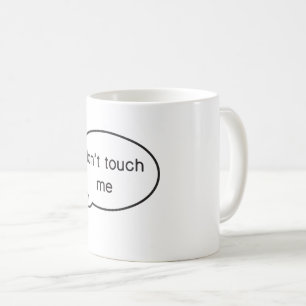 Caneca De Café Não toque em me!