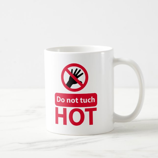 Caneca De Café Não toque no sinal vermelho (Direita)