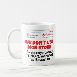 Caneca De Café Não usamos nem armazenamos 3-NOP de RoseWrites Mug