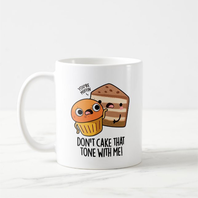 Caneca De Café Não Use Esse Tom Comigo Piada Divertida de Lanche  (Esquerda)