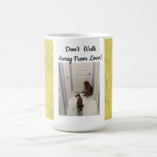 Caneca De Café Não vá embora!