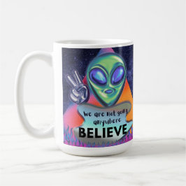 Caneca De Café Não vamos a lugar algum, acredite