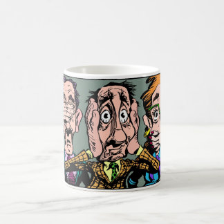 Caneca De Café Não veja, ouça, fale nenhum mau