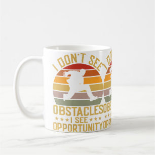 Caneca De Café Não Vejo Obstáculos Vejo Oportunidade Parkour Tr