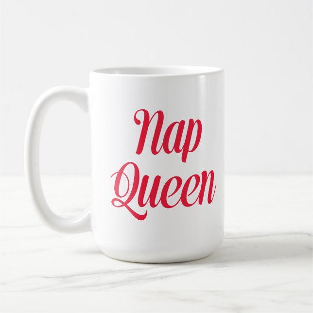 Caneca De Café Nap Queen Pink Cherred (Esquerda)