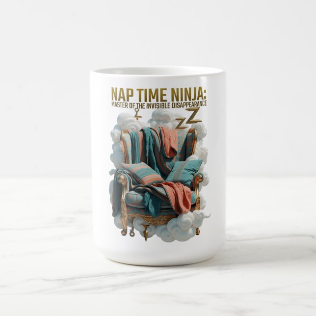 Caneca De Café Nap Time Ninja T Shirt (Centro)