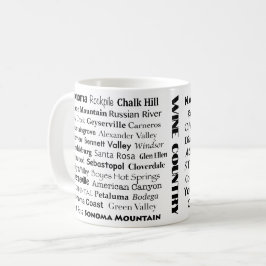 Caneca De Café Napa e Sonoma