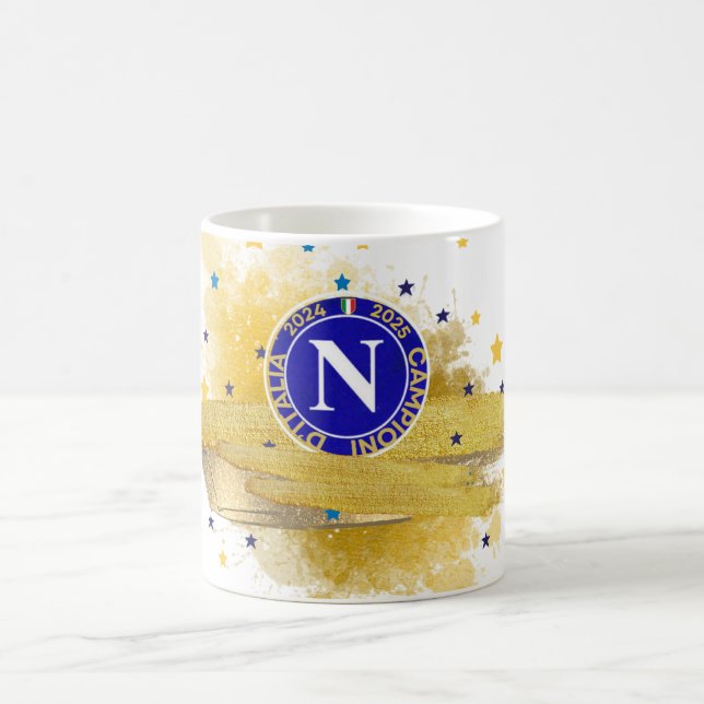 Caneca De Café Napoli campione d'Ialia 2025 (Centro)