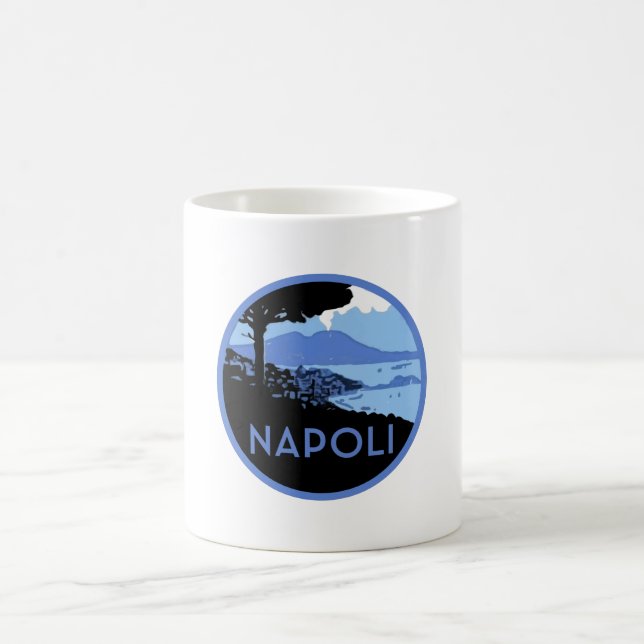 Caneca De Café Napoli Monte Vesúvio - Retro Nápoles Itália (Centro)