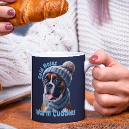 Caneca De Café Narizes Frio De Cães, Cudais Quentes