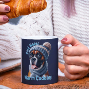 Caneca De Café Narizes Frio De Cães, Cudais Quentes