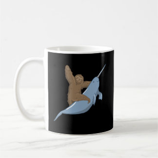 Caneca De Café Narwahl Unicorn Beluga Tusk Whale Fish Sloth Gift