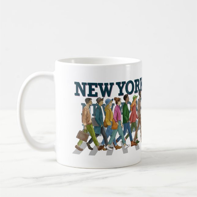 Caneca De Café Nas calçadas de Nova Iorque (Esquerda)