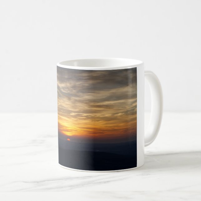Caneca De Café Nas Nuvens (Frente Esquerda)