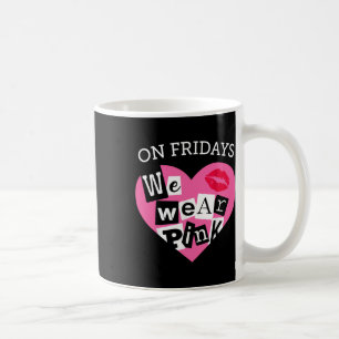 Caneca De Café Nas Sextas-Feiras Nós Usamos Rosa Dia dos Namorado
