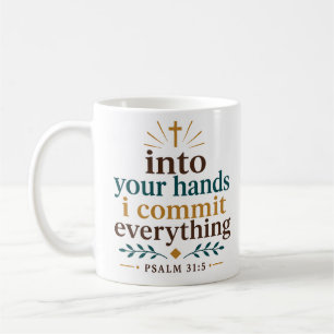 Caneca De Café Nas Tuas Mãos Eu Entrego Tudo Escritura