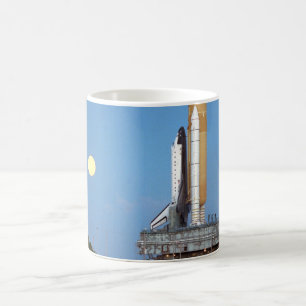 Caneca De Café NASA Space Shuttle Atlantis STS-86 Lançamento Desl