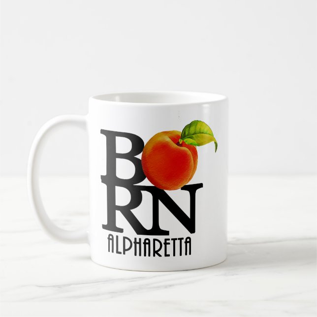 Caneca De Café NASCER Alpharetta Georgia 11oz (Esquerda)