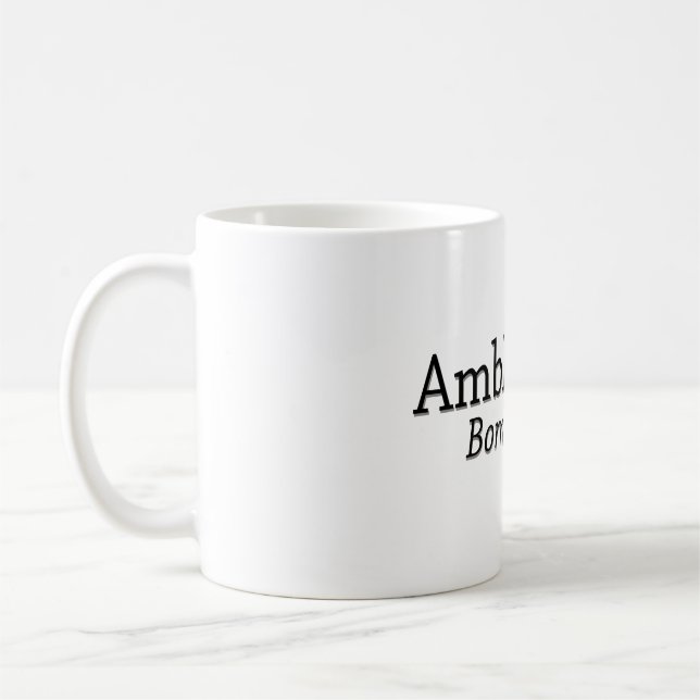 Caneca De Café Nascer âmbar e levantado (Esquerda)