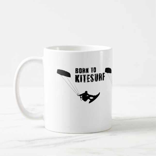 CANECA DE CAFÉ NASCER AO KITESURF (Esquerda)
