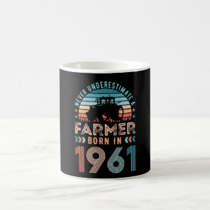 Caneca De Café nascer de fazendeiros 1961 60º aniversário Farmi