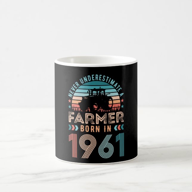 Caneca De Café nascer de fazendeiros 1961 60º aniversário Farming (Centro)