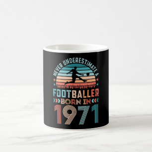 Caneca De Café nascer de futebol 1971, 50º presente de aniversá