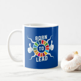 Caneca De Café Nascer de liderar a liderança dos SDGs da ONU