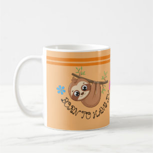 Caneca De Café Nascer De Pendência Engraçada Modelo