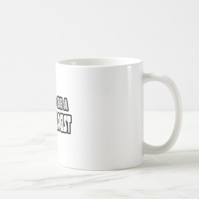 Caneca De Café Nascer De Ser Microbiólogo (Direita)