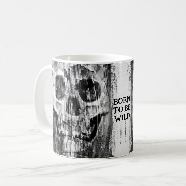 Caneca De Café Nascer de ser selvagem. Desfiado (Frente Esquerda)