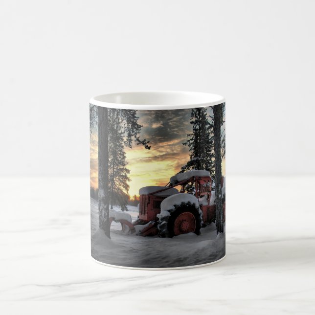 Caneca De Café nascer do sol do skidder (Centro)