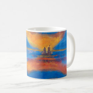 Caneca De Café Nascer do Sol no Mar Emil Nolde