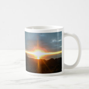 Caneca De Café Nascer do sol Tairua Nova Zelândia oceano 2010 o