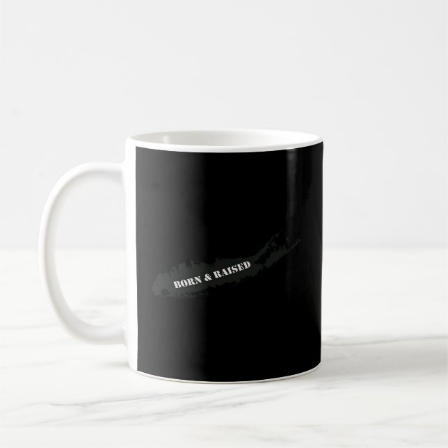 Caneca De Café Nascer E Levantou A Ilha Long Island Ny Dos Eua (Esquerda)