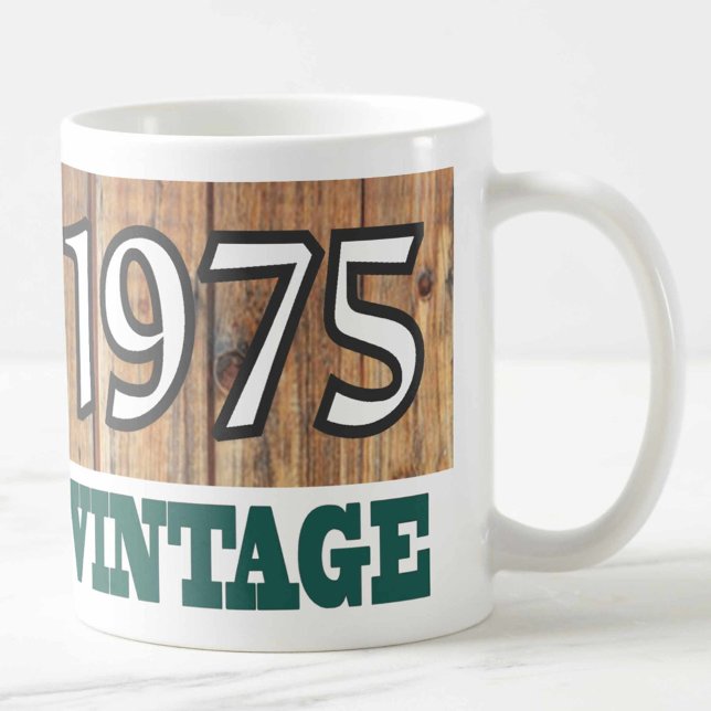 Caneca De Café Nascer em 1975 - Celebração de Aniversário (Criador carregado)