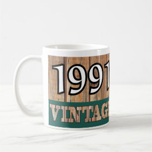 Caneca De Café Nascer em 1991 - Celebração de Aniversário