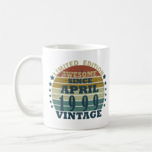 Caneca De Café Nascer em abril de 1999