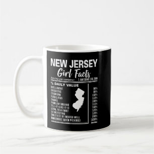 Caneca De Café Nascer em Nova Jersey - Fatos de Garota em Nova Je