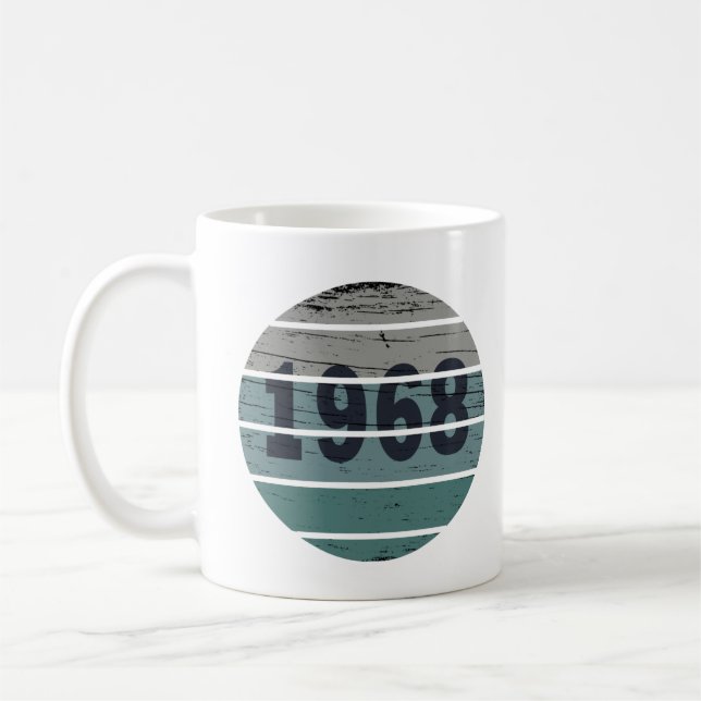 Caneca De Café Nascer em presente de aniversário de 1968 (Esquerda)