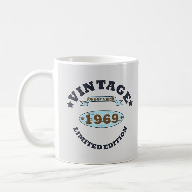 Caneca De Café Nascer em presente de aniversário de 1969 (Esquerda)