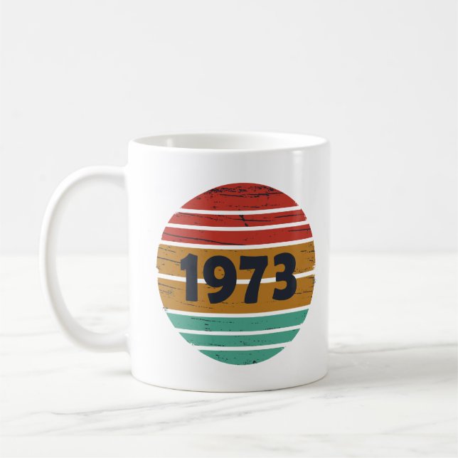 Caneca De Café Nascer em presente de aniversário de 1973 (Esquerda)