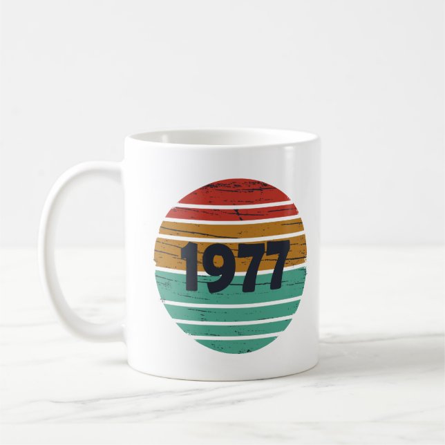 Caneca De Café Nascer em presente de aniversário de 1977 (Esquerda)