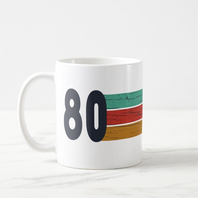 Caneca De Café Nascer em presente de aniversário de 1980 (Esquerda)