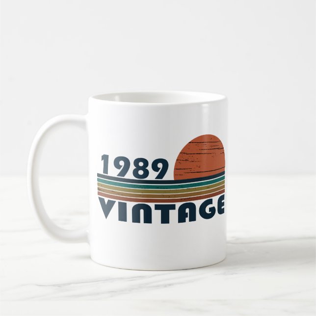 Caneca De Café Nascer em presente de aniversário de 1989 (Esquerda)