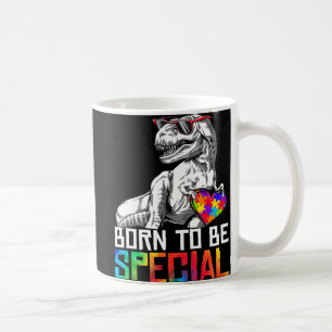 Caneca De Café Nascer Especial Trex Quebra-cabeça Dino Boys Aware